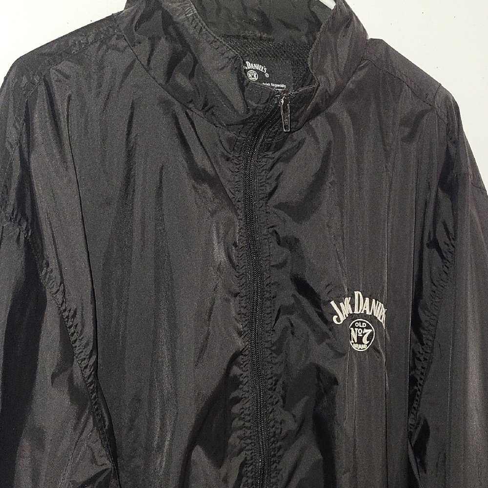 Jack Daniels Classic Black Windbreaker